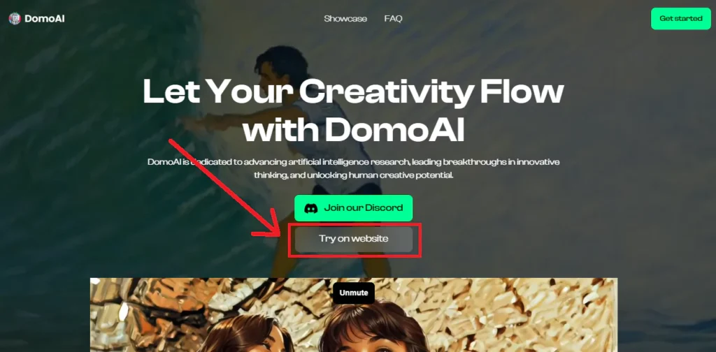 domo ai web video