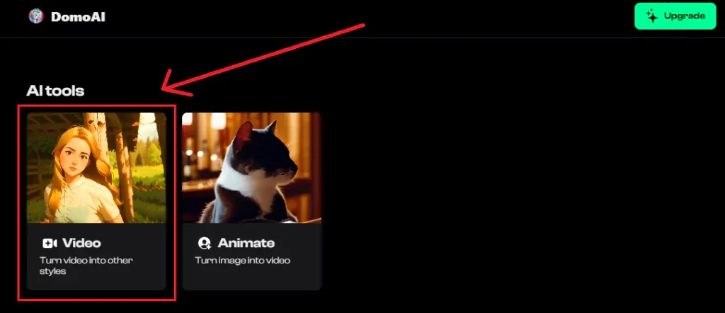 domo ai video feature
